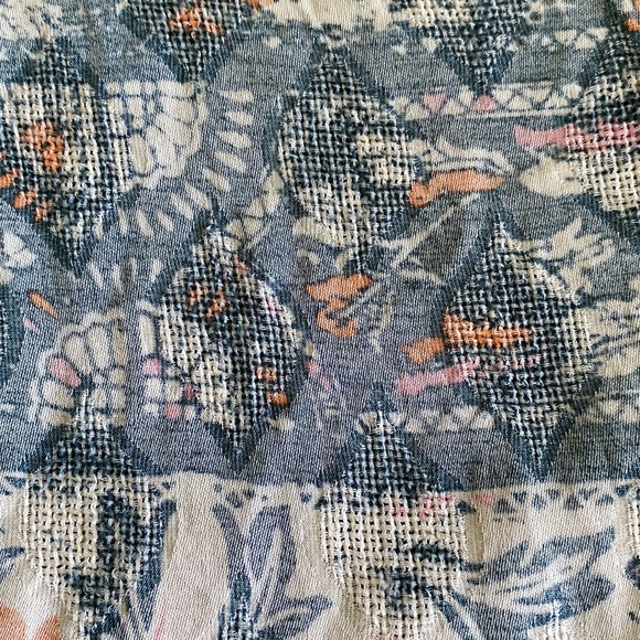 Maeve Anthropologie Gianna printed wrap top bohemian faux wrap floral print - Picture 15 of 16